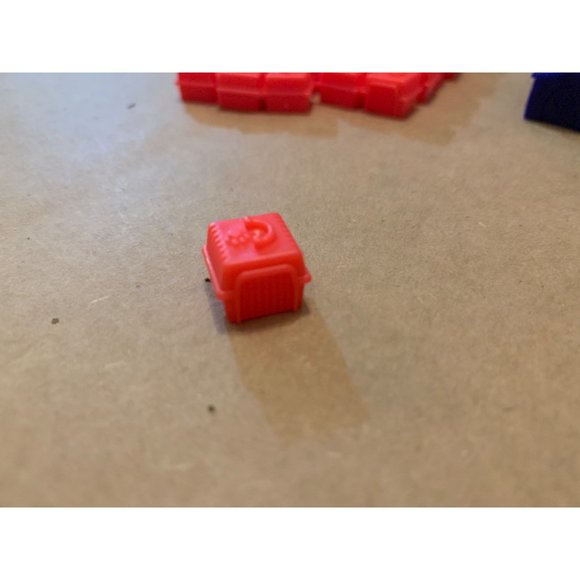 Littlest Pet Shop Monopoly Replacement 34 red crates, 13 blue dog houses - Picture 2 of 6